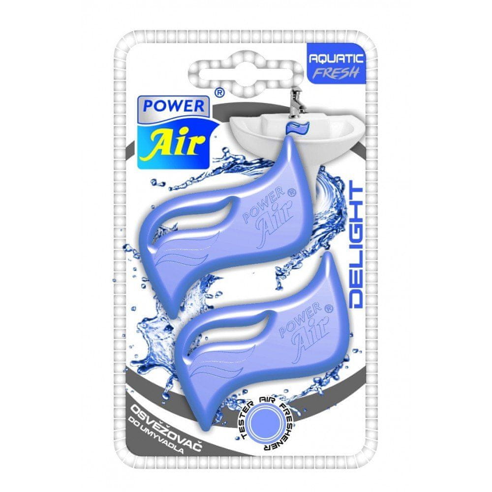 Power Air Delight vône do umývadla Aquatic Fresh 2x
